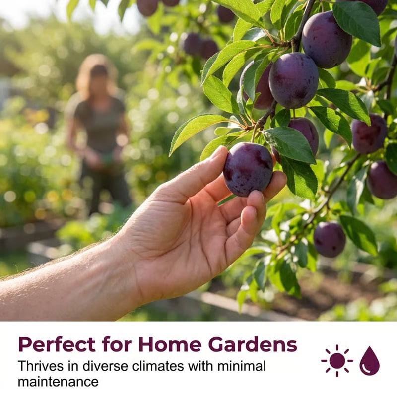 ⏰🍑Heirloom Non-GMO Plum Ready-to-Plant Growing Kit